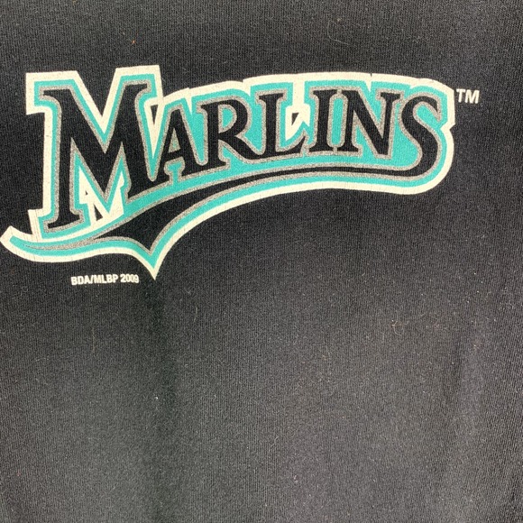 Florida Marlins Miami FL MLB Baseball Pepsi 100% Cotton Black T-shirt Size Large - Picture 2 of 5